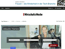 Tablet Screenshot of jobs.wiwo.de