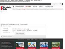 Tablet Screenshot of krankenkassenvergleich.wiwo.de